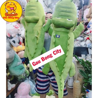 Gấu Bông Cá Sấu Gai Cao Cấp - Thú Nhồi Bông Con Cá Sấu Gối Ôm