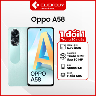 Điện thoại Oppo A58 (4G) 6GB 128GB Chính Hãng