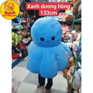 Bạch Tuộc Cảm Xúc Bông 2 Mặt Cao Cấp Gấu Bông Bạch Tuột size lớn big to khổng lồ - Quà Tặng Sinh Nhật Bạn Gái