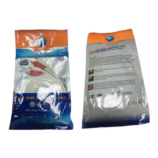 Dây tín hiệu âm thanh AV 2 Ra 2,cáp AV 2 ra 2 hai đầu hoa sen dài 1.8m/3m/5m/10m hàng chính hãng