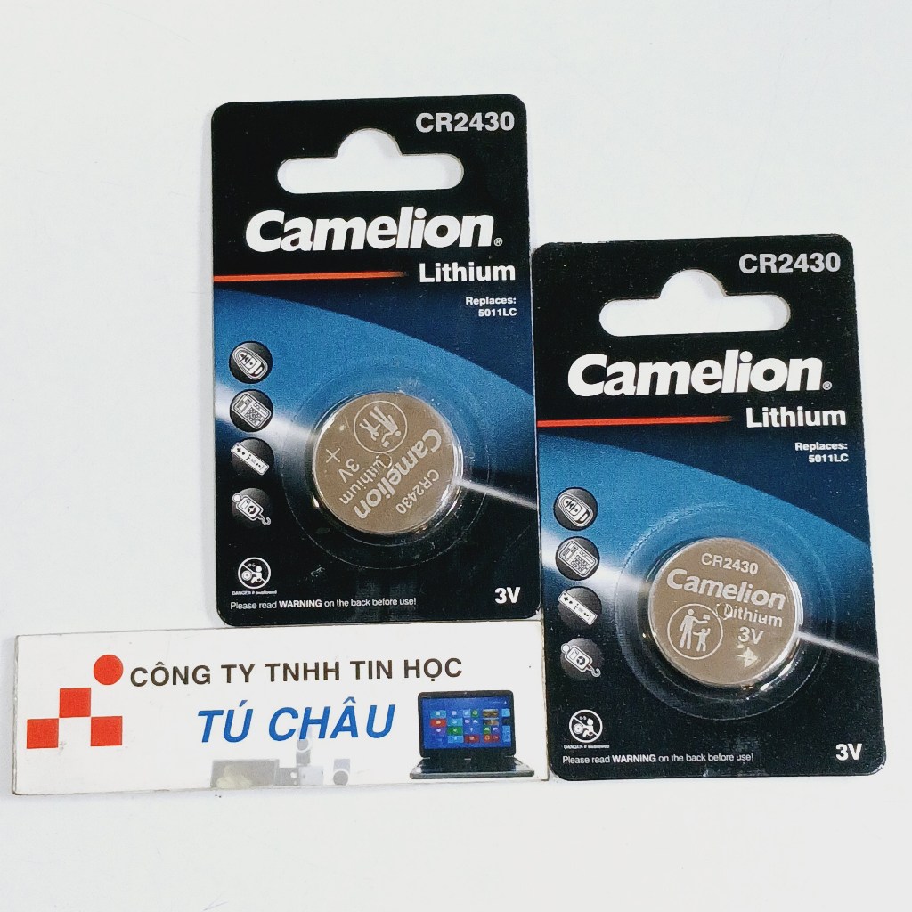 Pin 2430, CR2430 - 3V, DL2430, 5011LC, ECR2430 / Pin Camelion Lithium