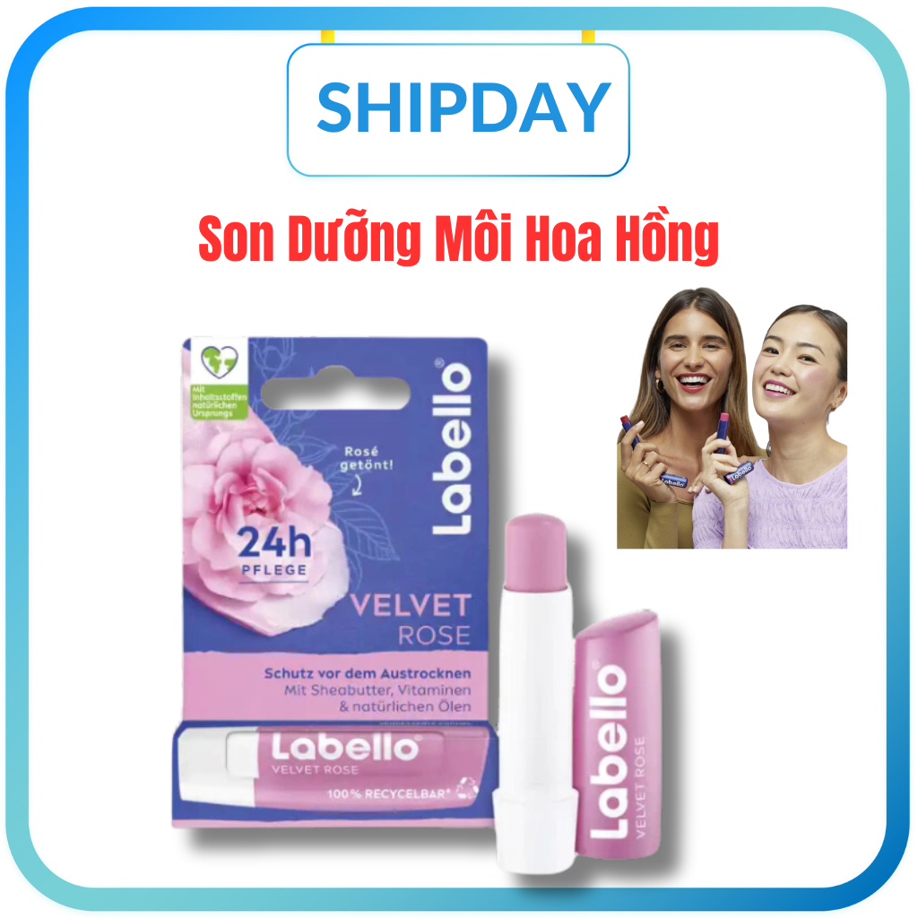 [Hoa Hồng] Son dưỡng môi Labello Hoa Hồng