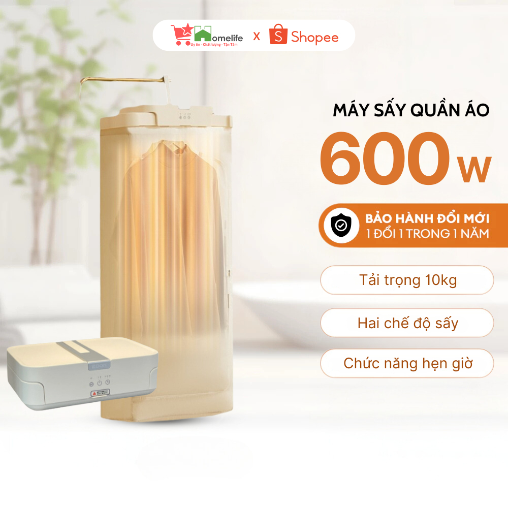 Máy Sấy Quần Áo, Tủ Sấy Quần Áo - Công Nghệ Sấy 3D Sang Trọng Nhỏ Gọn Tiết Kiệm Điện
