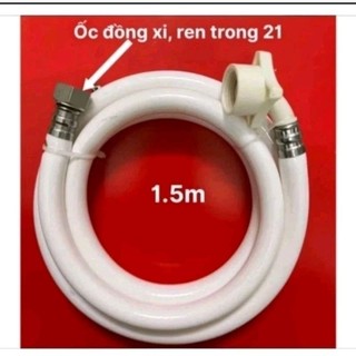 Dây cấp máy giặt đầu ren trong 21