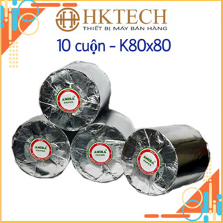   10 Cuộn  Giấy in hoá đơn K80 đường kính 80mm 
