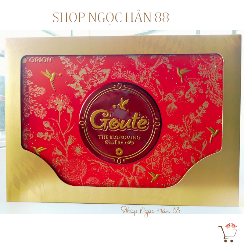 Bánh Goute' Tết Orion giòn tan - Hộp Thiếc The Blossoming Era 475,2gr