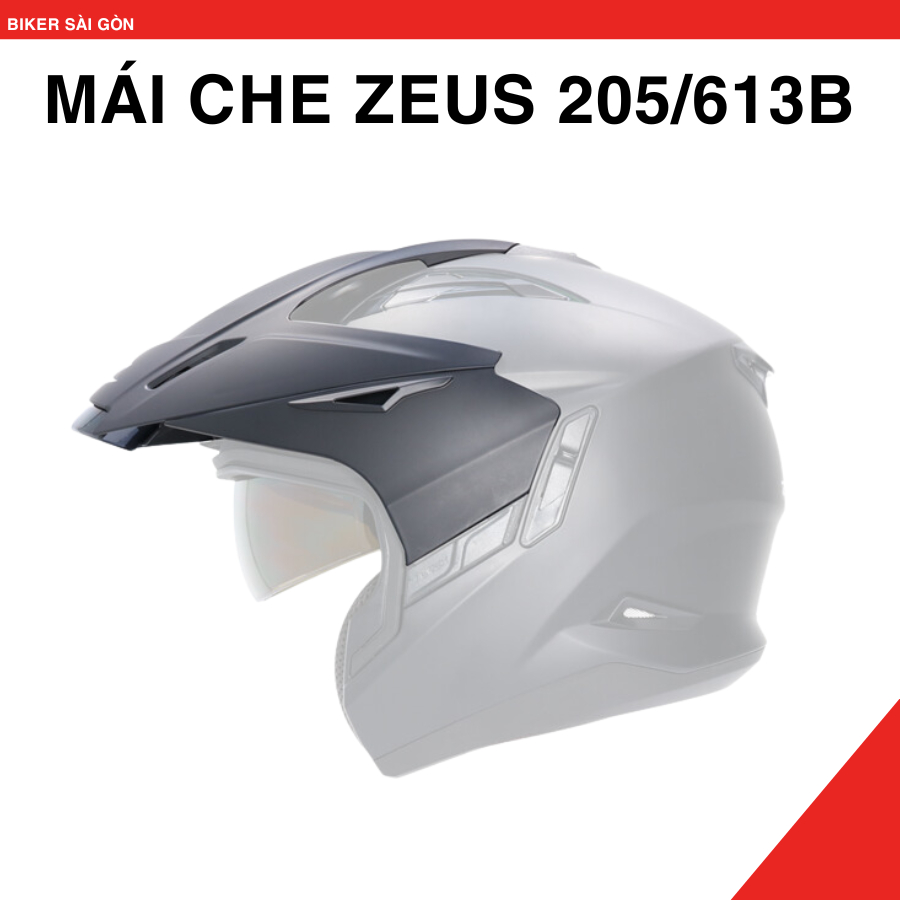 Mái Che ZEUS Chống Nắng dành cho Mũ Bảo Hiểm ZEUS 613B - Biker Sài Gòn