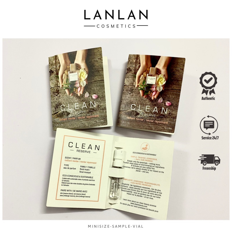 Mẫu thử nước hoa Clean Reserve Radiant Nectar [Vial 1.5ml]