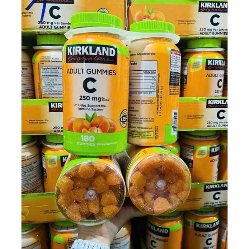 Kẹo dẻo Gummy vitamin C-hiệu Kirkland Mỹ