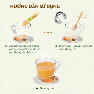 Bột Ngũ Cốc Tami Không Đường