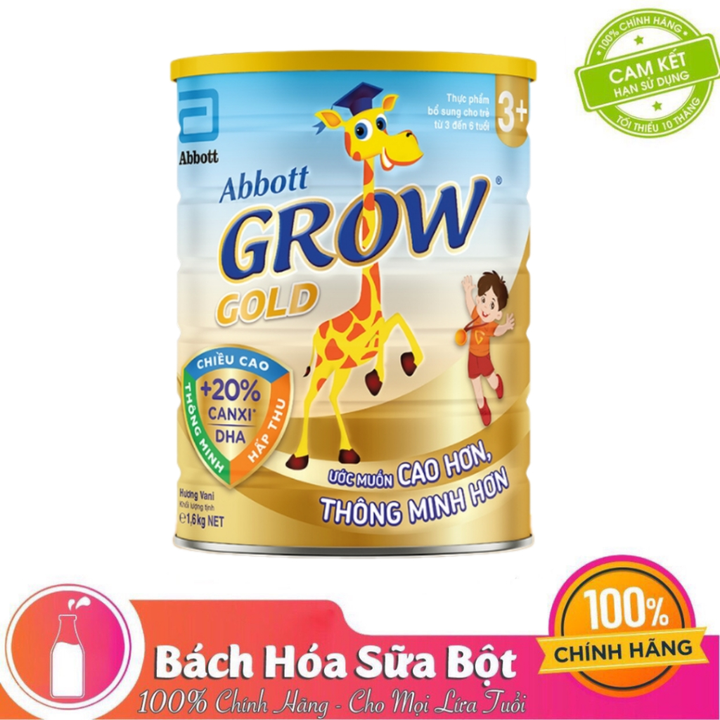 Sữa Bột Abbott Grow Gold 3+ (1.6 kg)