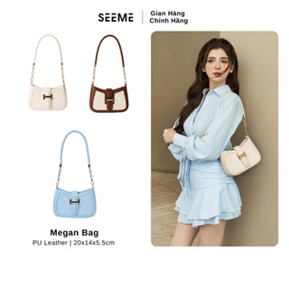 Túi kẹp nách nữ cao cấp phối xích SEEME Megan Bag