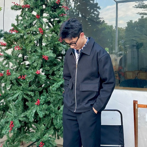 Áo nỉ dạ nam nữ cổ bẻ Hàn Quốc, áo dạ nam form rộng thu đông unisex | BigBuy360 - bigbuy360.vn