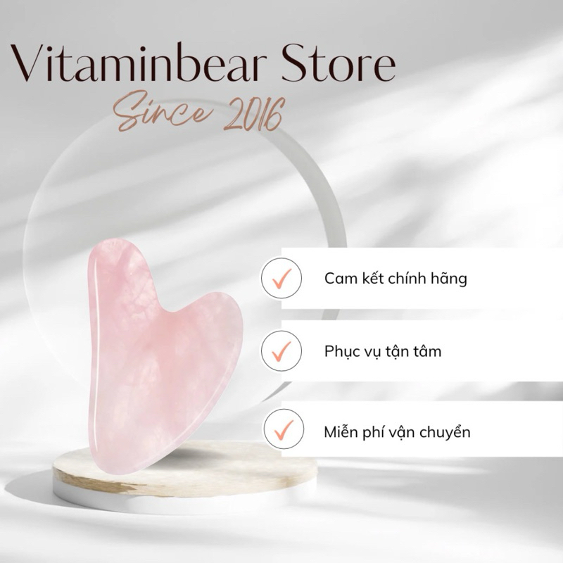 Đá massage guasha nâng cơ trẻ hoá ( đá tự nhiên )