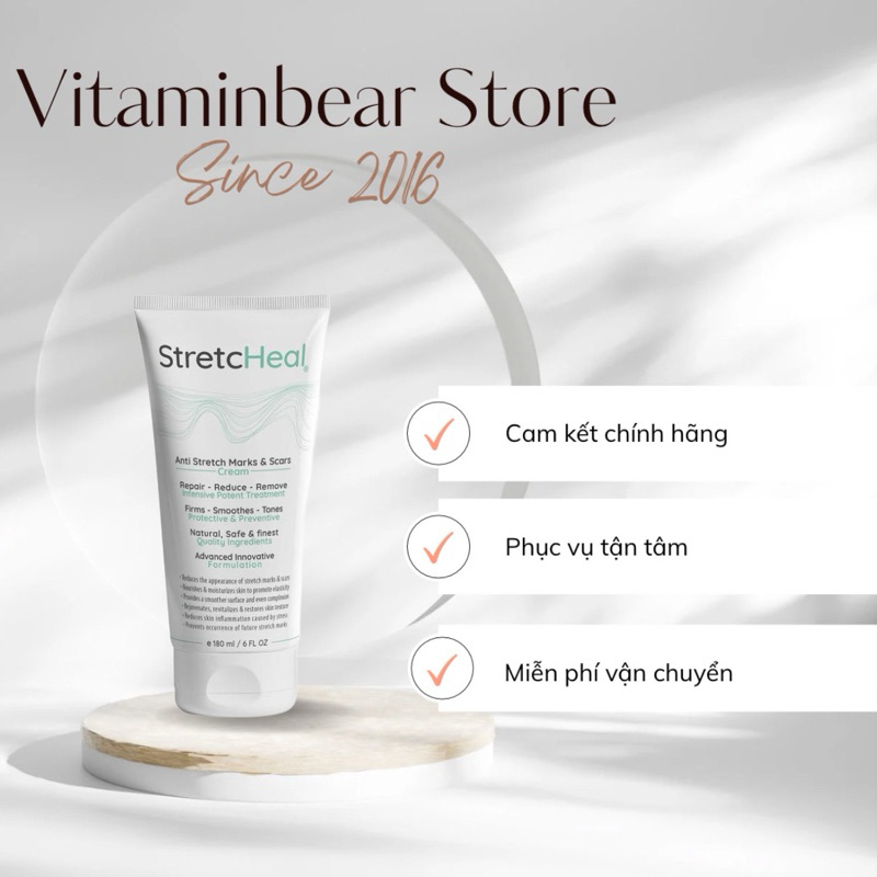 Kem thoa rạn da Stetc Heal 180ml