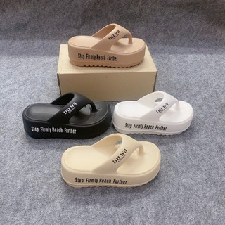  Dép Kẹp Bánh Mì Xỏ Ngón nữ đế cao 7cm tăng chiều cao chất liệu êm mềm đẹp và nhẹ không thấm nước . 