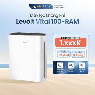 Máy lọc không khí Levoit Vital 100-RAM 28m2 | Bộ lọc HEPA H13 | Hàng chính hãng