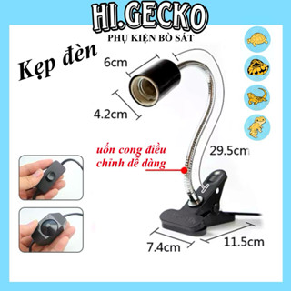 KẸP ĐÈN UVA UVB CHO BÒ SÁT THÚ CƯNG RÙA ẾCH RỒNG NAM MỸ RỒNG ÚC