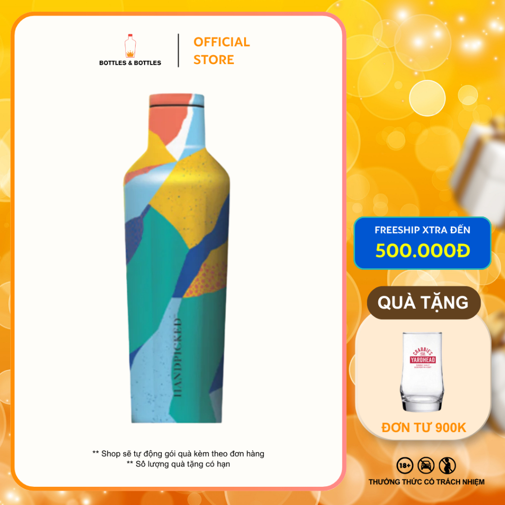 [HÀNG TẶNG KHÔNG BÁN] Bình Đựng Nước Handpicked - 500ML