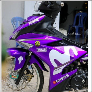 Tem Exciter 150 tím trắng Movistar (C)