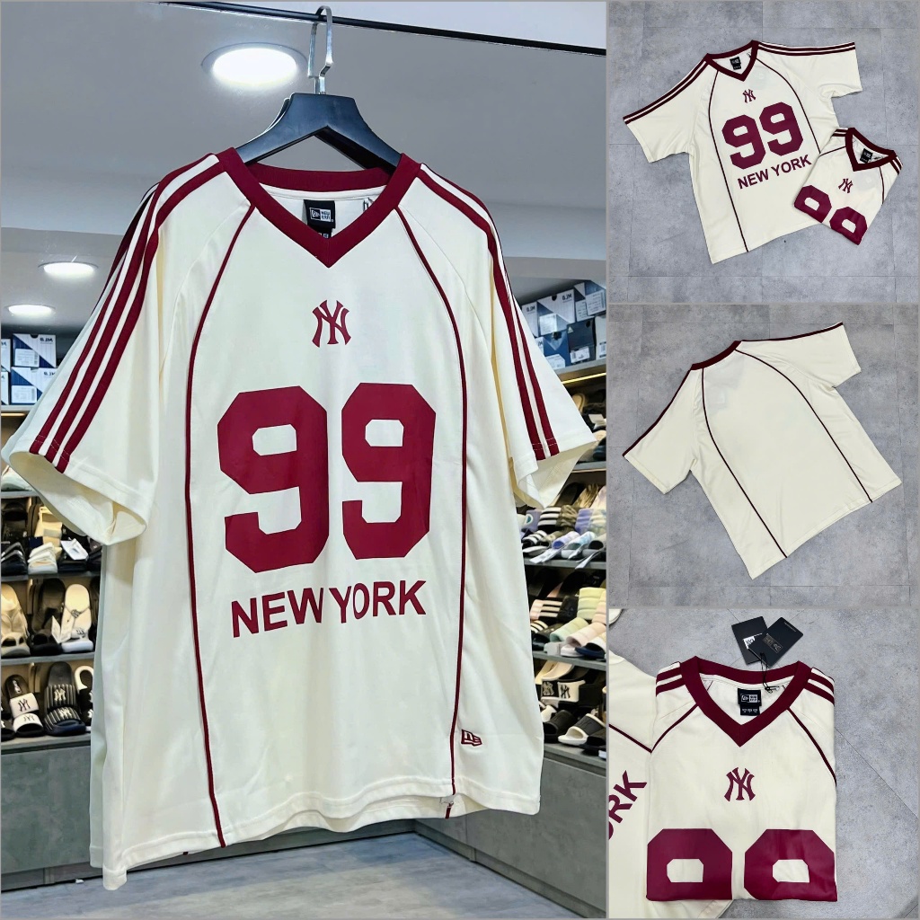 [Authentic💯] Áo Thun New Era Hàng Chính Hãng 99 New York Ivory [13995003] * New Era Chính Hãng Full 