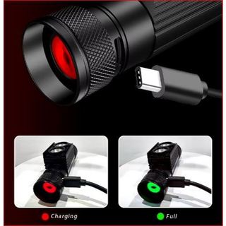 Đèn pin siêu sáng đeo đầu mini type C H25A
