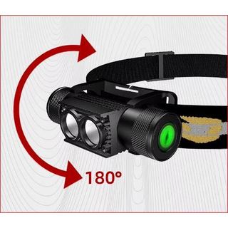 Đèn pin siêu sáng đeo đầu mini type C H25A