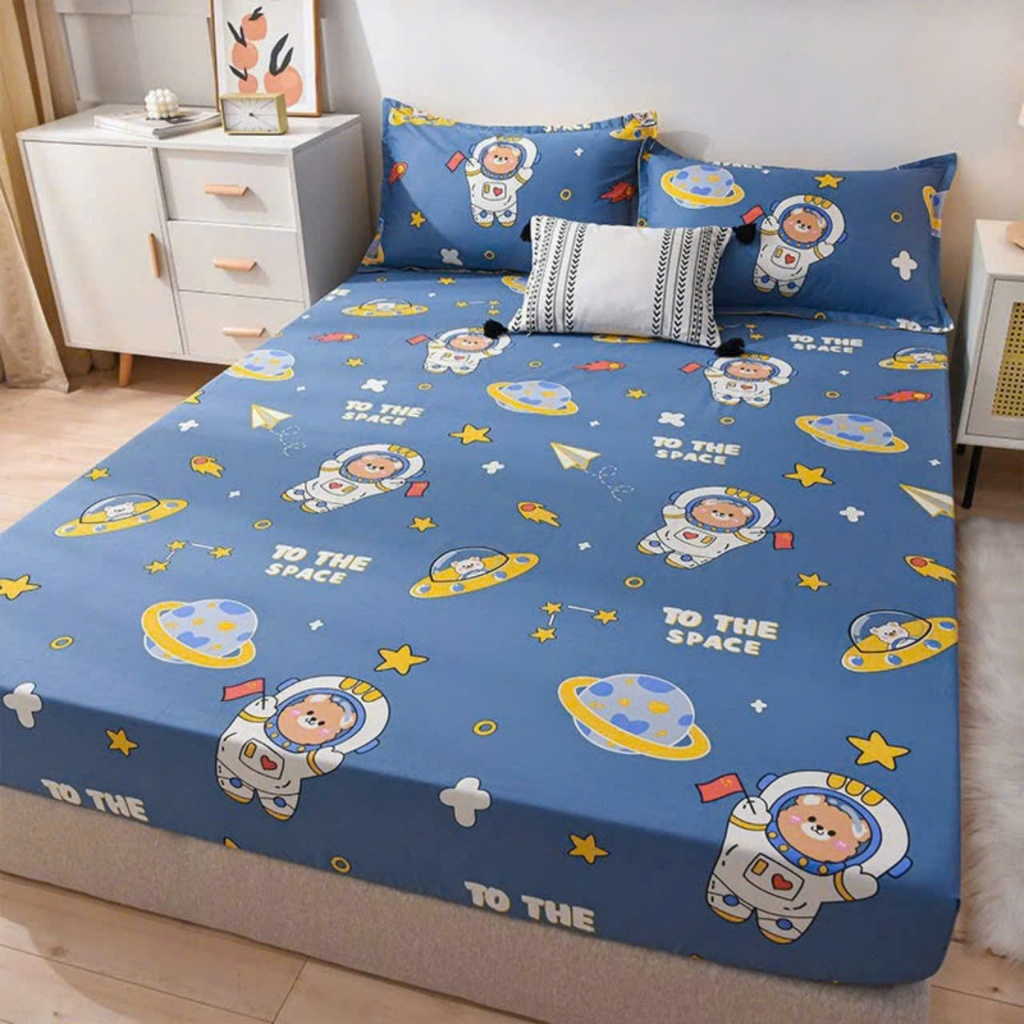 Ga chống thấm nước cotton , nằm trực tiếp , không nóng bí , không sột xoạt , đủ kích thước giường