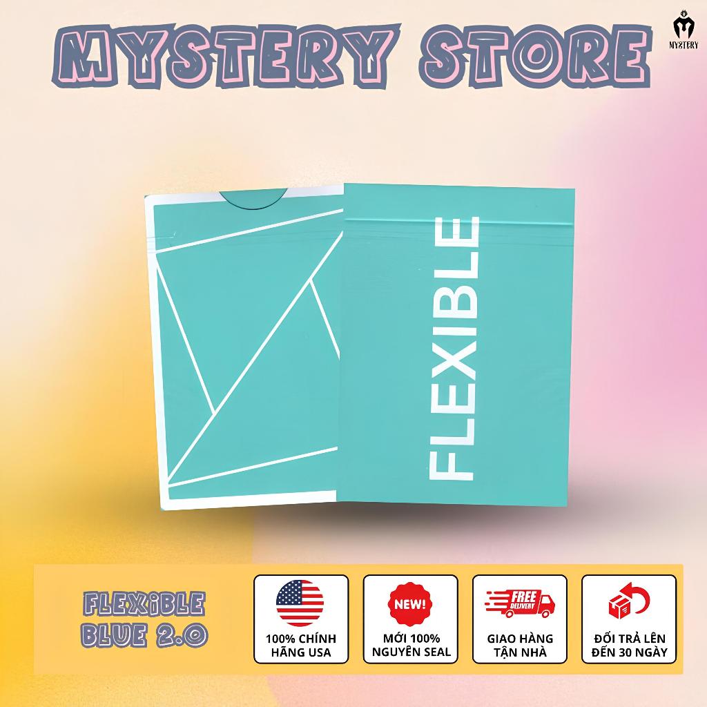 Bộ bài USA CAO CẤP CHÍNH HÃNG - FLEXIBLE 2.0 GRADIENTS BLUE & ORANGE - 10TH ANNIVERSARY- Bài Mỹ - Bà