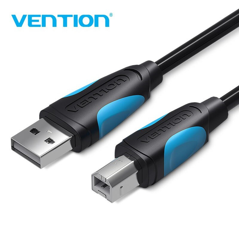 Cáp máy in cổng giao tiếp USB 2.0 Vention dài 1m/ 3m -Bảo Hành 3 tháng