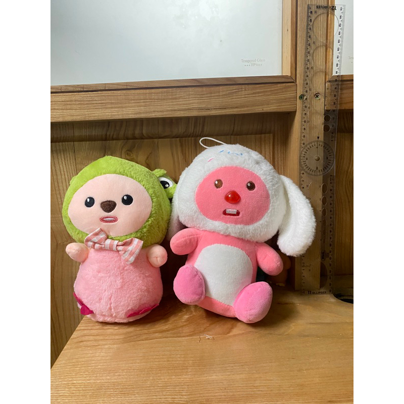 Gấu bông Loppy cosplay Cinnamoroll, Ếch xanh