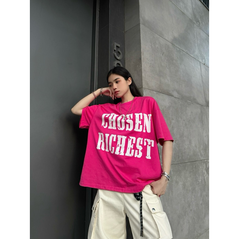 Áo thun CHOSEN RICHEST BOXY 100% COTTON 250gsm - Local Brand Unisex Nam Nữ Oversixe - CHOSEN