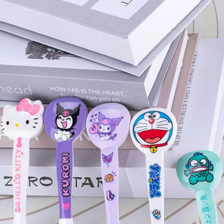 Thìa muỗng nhựa melamine 3D HelloKitty, Kuromi, Melody, Cinamoroll,  Shin Chan, Doremon Doraemon
