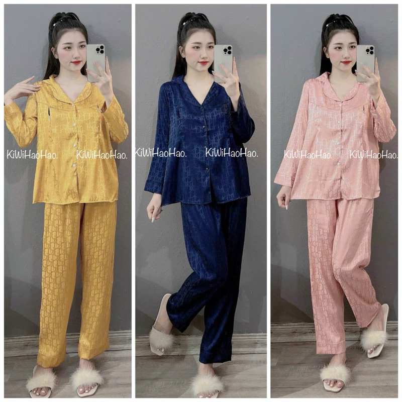 Bộ Lụa Bầu 2 In1 Áo Thiết Kế Cho Bé Ti Sau Sinh Tiện Lợi { Miễn Ship }