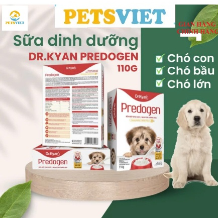 sữa chó -sữa cho chó -sữa predogen