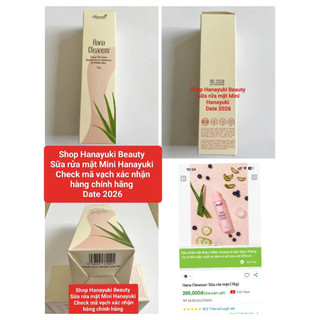 (CHÍNH HÃNG-Date 2026) BỘ 3 SP GIẢM MỤN MINI HANAYUKI (SỮA RỬA MẶT, SERUM MỤN VÀ KEM MỤN)