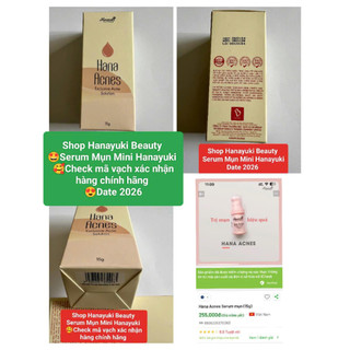 (CHÍNH HÃNG-Date 2026) BỘ 3 SP GIẢM MỤN MINI HANAYUKI (SỮA RỬA MẶT, SERUM MỤN VÀ KEM MỤN)