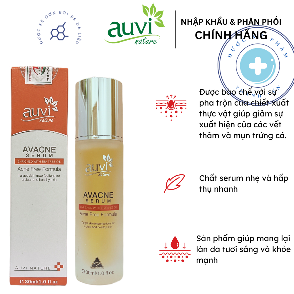 Serum giảm mụn, ngừa thâm Avacne Serum 30ml