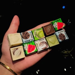 (dùng thử túi 100g )  kẹo socola tươi có nhân mix vị siêu ngon