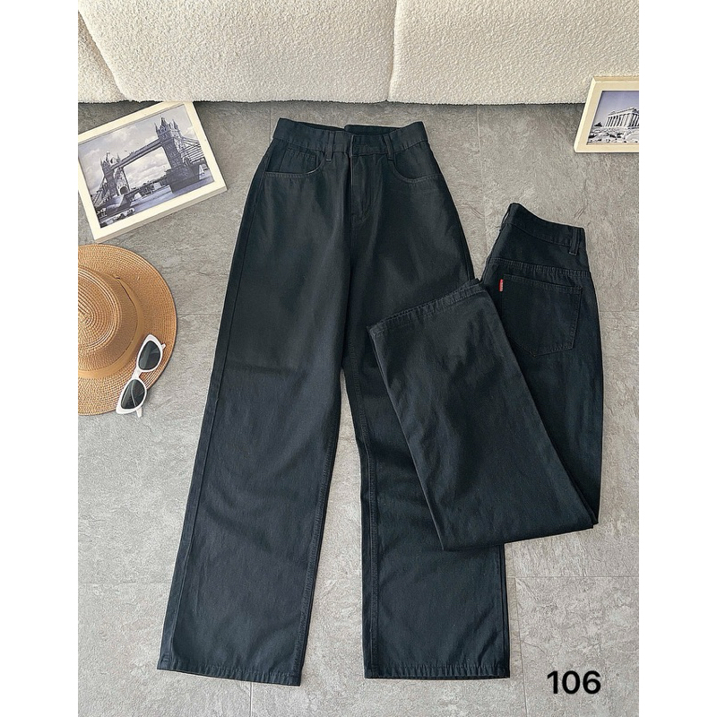 [40-90Kg] Quần Ống Suông Kaki Nữ BIGSIZE Chất Kaki Mềm Mại Xịn Đẹp Lưng Cao, Quần Nữ Dài Size Đại MS106 | BigBuy360 - bigbuy360.vn