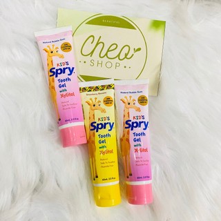 Date 10/26 Kem đánh răng trẻ em Kid's Spry 60ml - Mỹ Kem đánh răng cho bé nuốt được