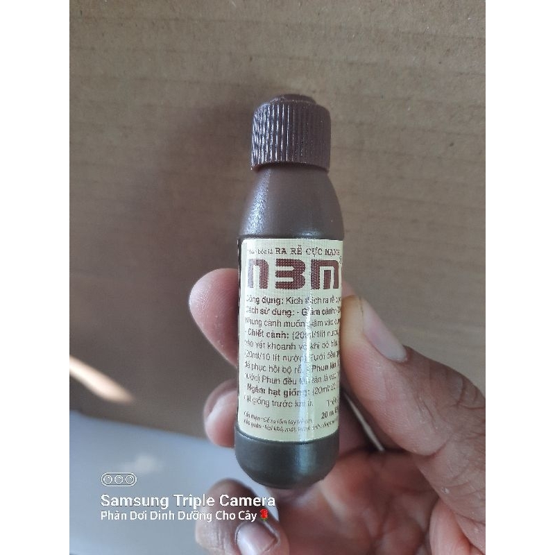 Phân Bón Kích rễ N3M PRO ống 20ml, ra rễ cực mạnh n3m dạng nước