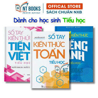 Sách (Combo, Lẻ tùy chọn) Sổ Tay Kiến Thức Toán + Tiếng Việt + Tiếng Anh Tiểu Học - ML