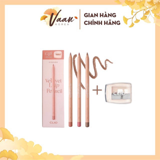 [Kèm gọt] Chì kẻ viền môi Clio Velvet Lip Pencil