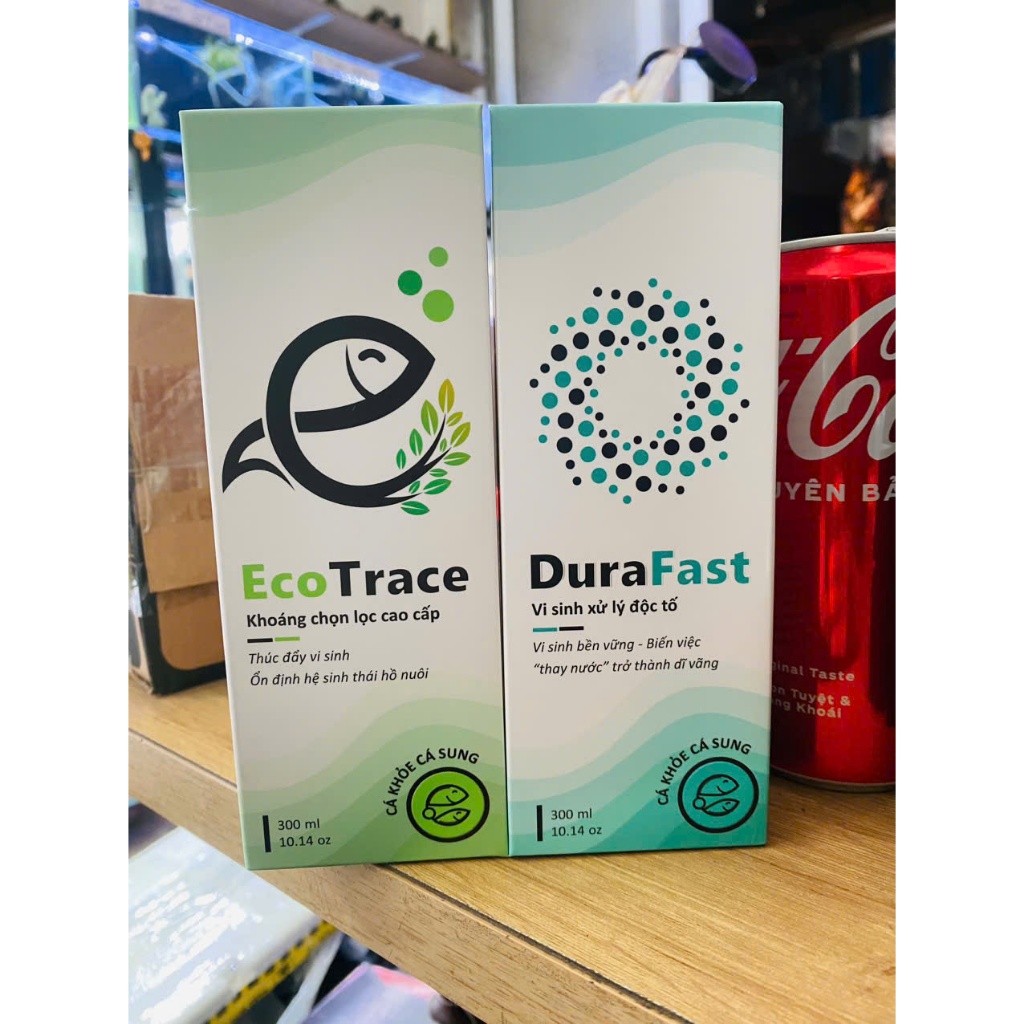 Men vi sinh DuraFast + khoáng chọn lọc EcoTrace xử lý độc tố, không cần phải thay nước thường xuyên 