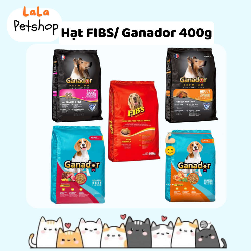 Hạt Thức Ăn Khô FIBS/ Ganador 400g