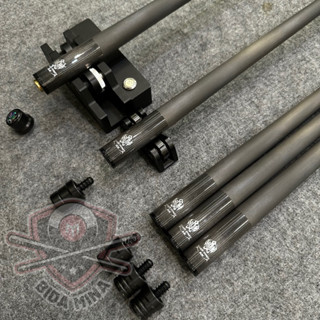 Ngọn Cơ/Gậy Bida Full Carbon 12.8mm Leadsuper Black Power AK