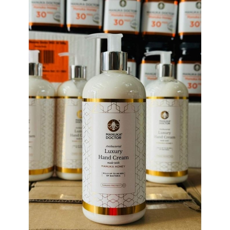 KEM NẺ DƯỠNG DA TAY MANUKA DOCTOR  LUXURY 500ml, hàng Anh đủ Bill