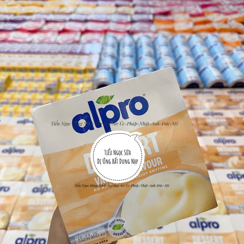 Váng Sữa Alpro cho Bé Dị Ứng Đạm Sữa Bò, Váng Sữa Làm Từ Đậu Nành Không Chứa Sữa