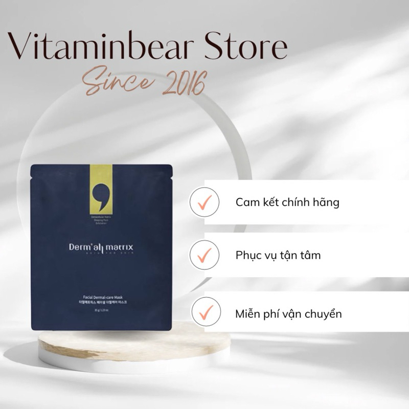Mặt nạ Derm-all-matrix căng bóng da
